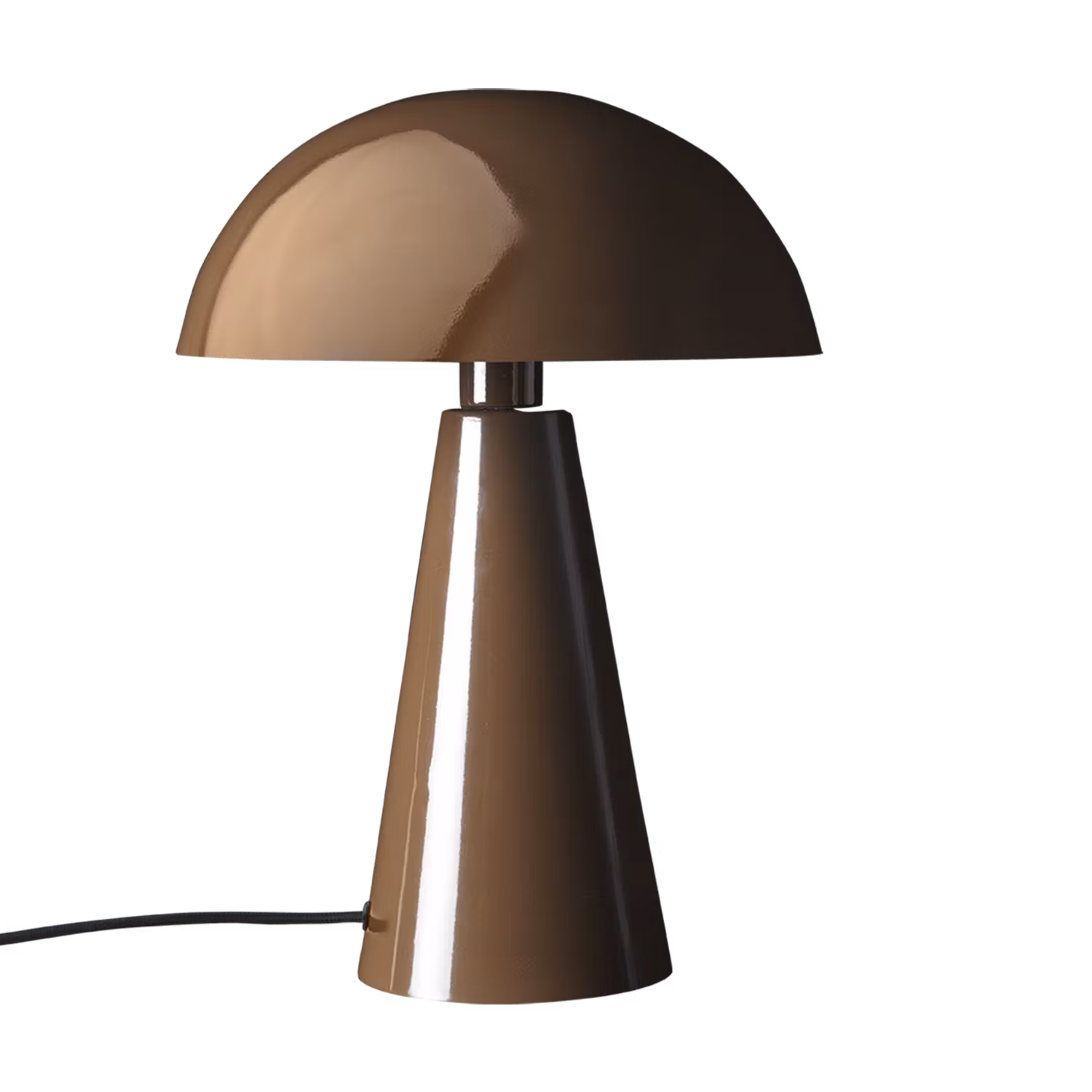 Bordslampa i järn, Brun