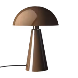 Bordslampa i järn, Brun