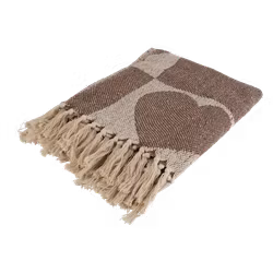 Handgjord Filt 100% Bomull, 150x130cm, Brun