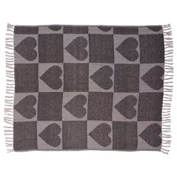 Handgjord Filt 100% Bomull, 150x130cm, Grön