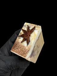 Handgjord tvål, CHAILATTE 120g, Järna Tvåleri
