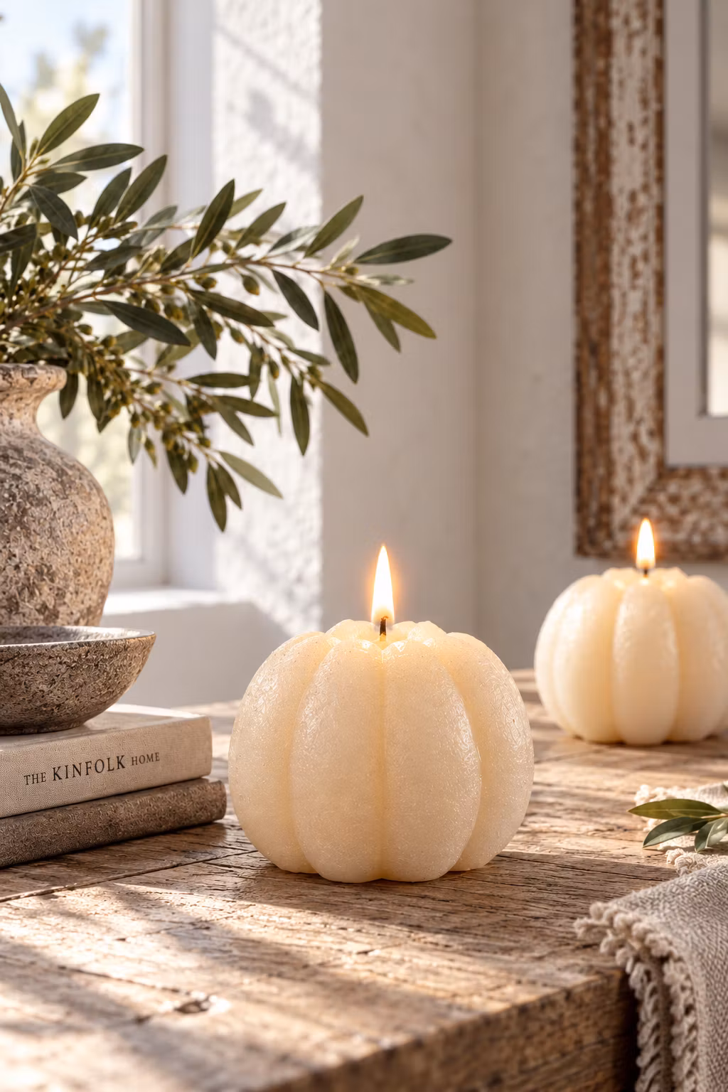 Handgjort pumpaljus, Elfenben