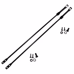 Extraljusstag 2-pack Svart rund