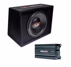 DD Audio Baspaket 12" Baslåda + slutsteg