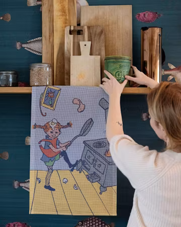 Handduk Pippi Långstrump - Pannkakskaos