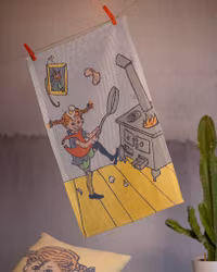 Handduk Pippi Långstrump - Pannkakskaos
