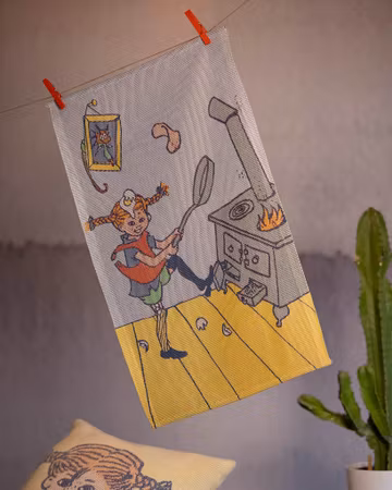 Handduk Pippi Långstrump - Pannkakskaos