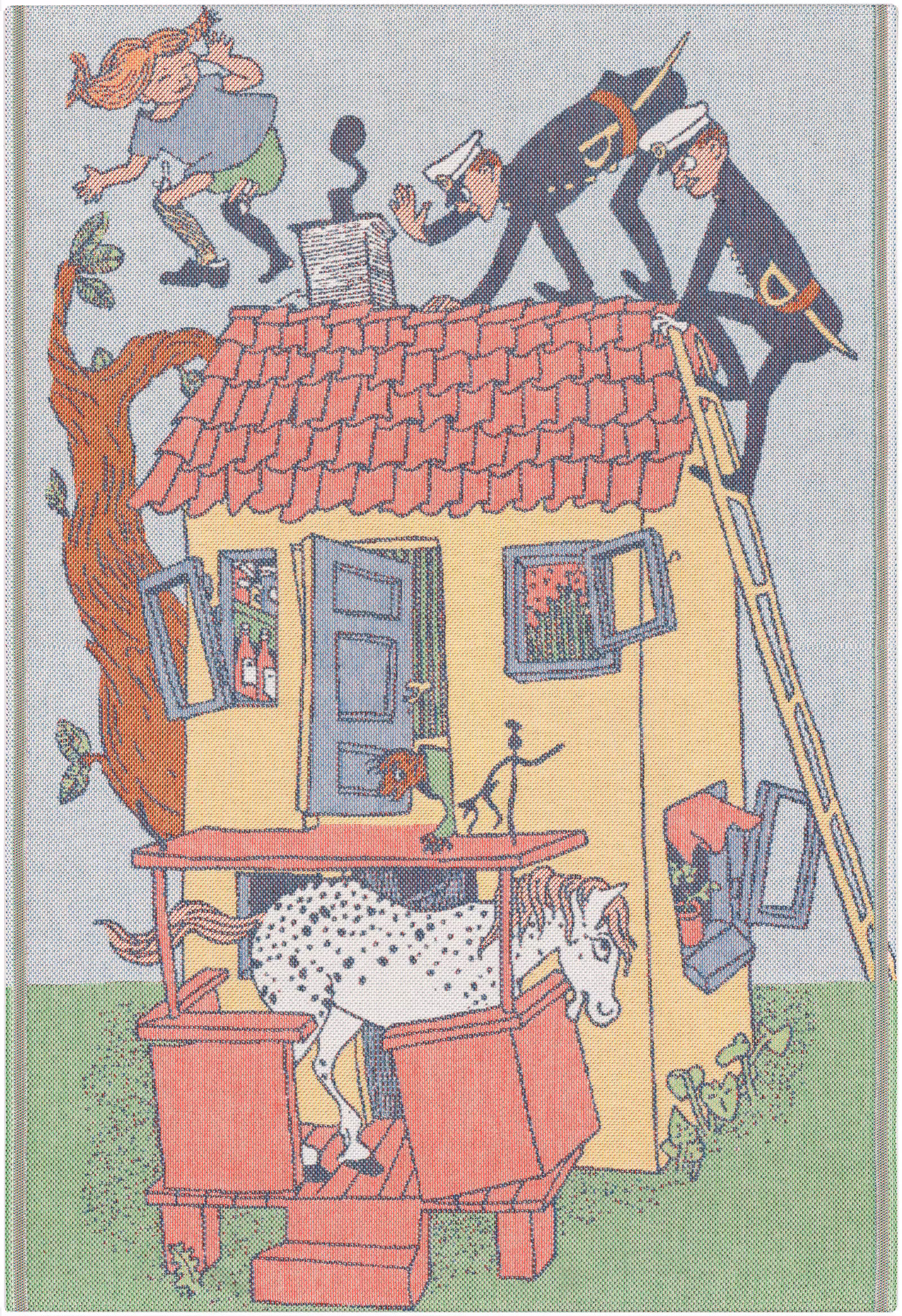 Pläd Pippi Långstrump - Villa Villekulla