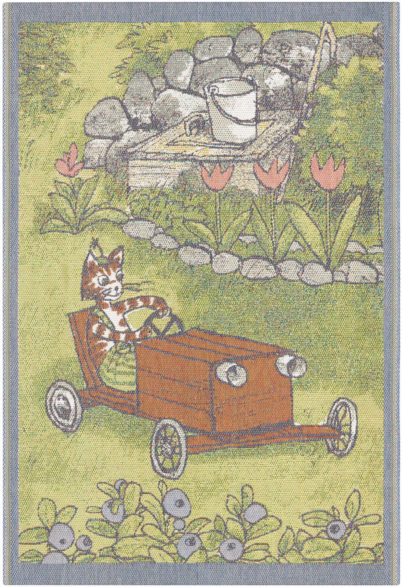 Pläd Pettson och Findus - Lådbil