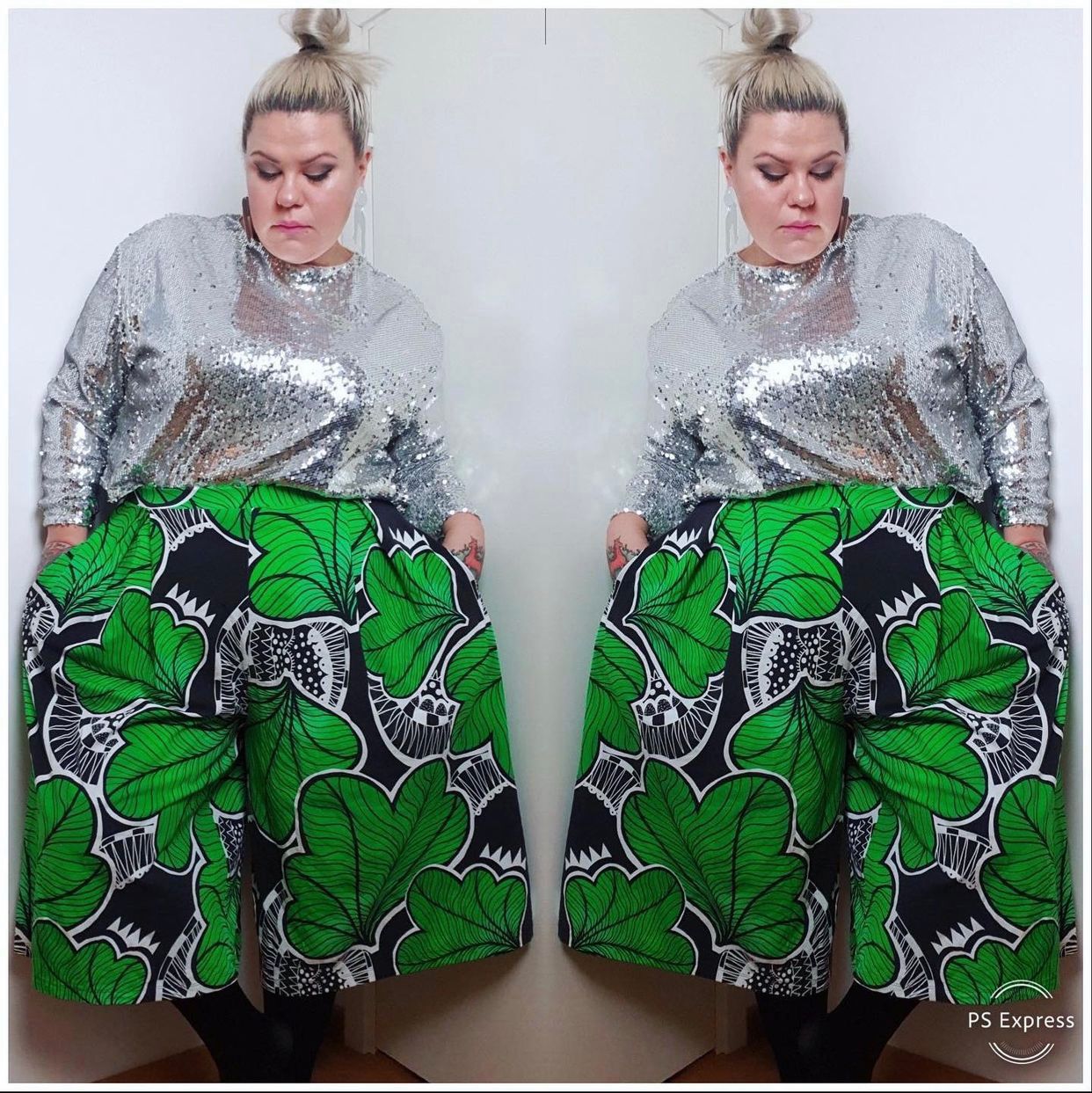 Culottes 3/4 långa Black