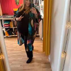 Flower market Jersey kimono