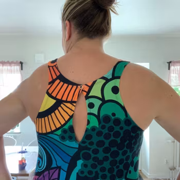 Color wall Haremjumpsuit utan ärm