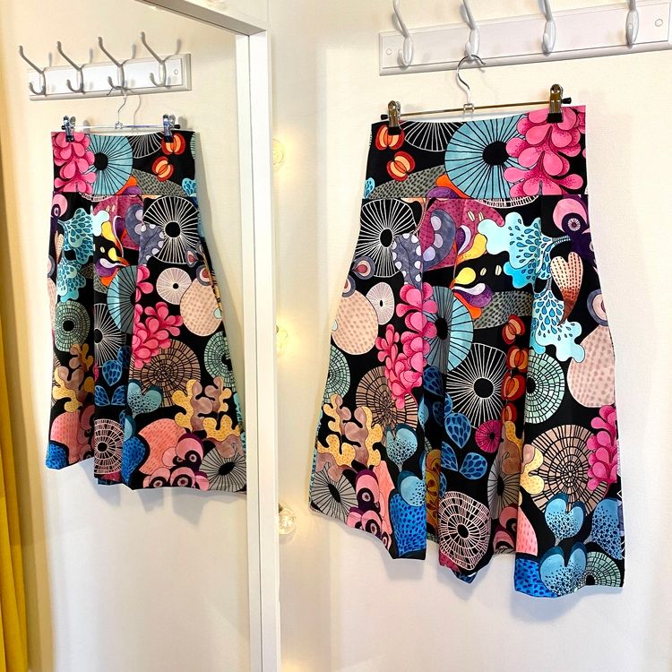Crazy Print Kjol
