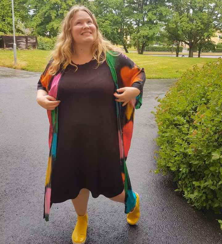 Crazy Print Kimono/Kaftan