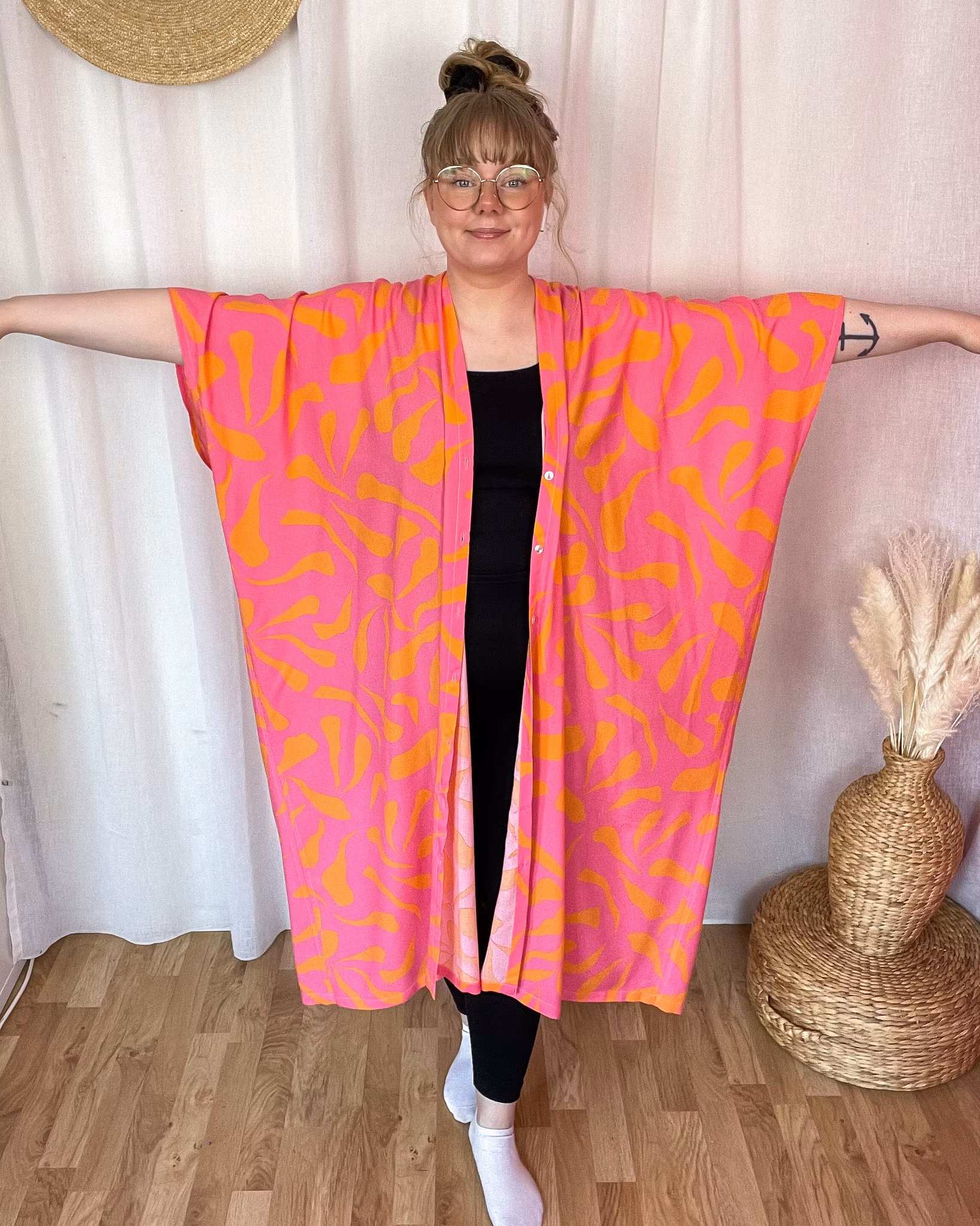 Pink Delight Nya kaftan dress