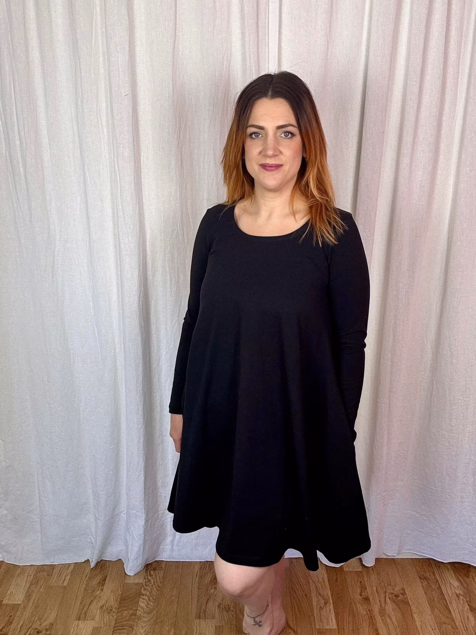 Luminated Garden Flow Dress