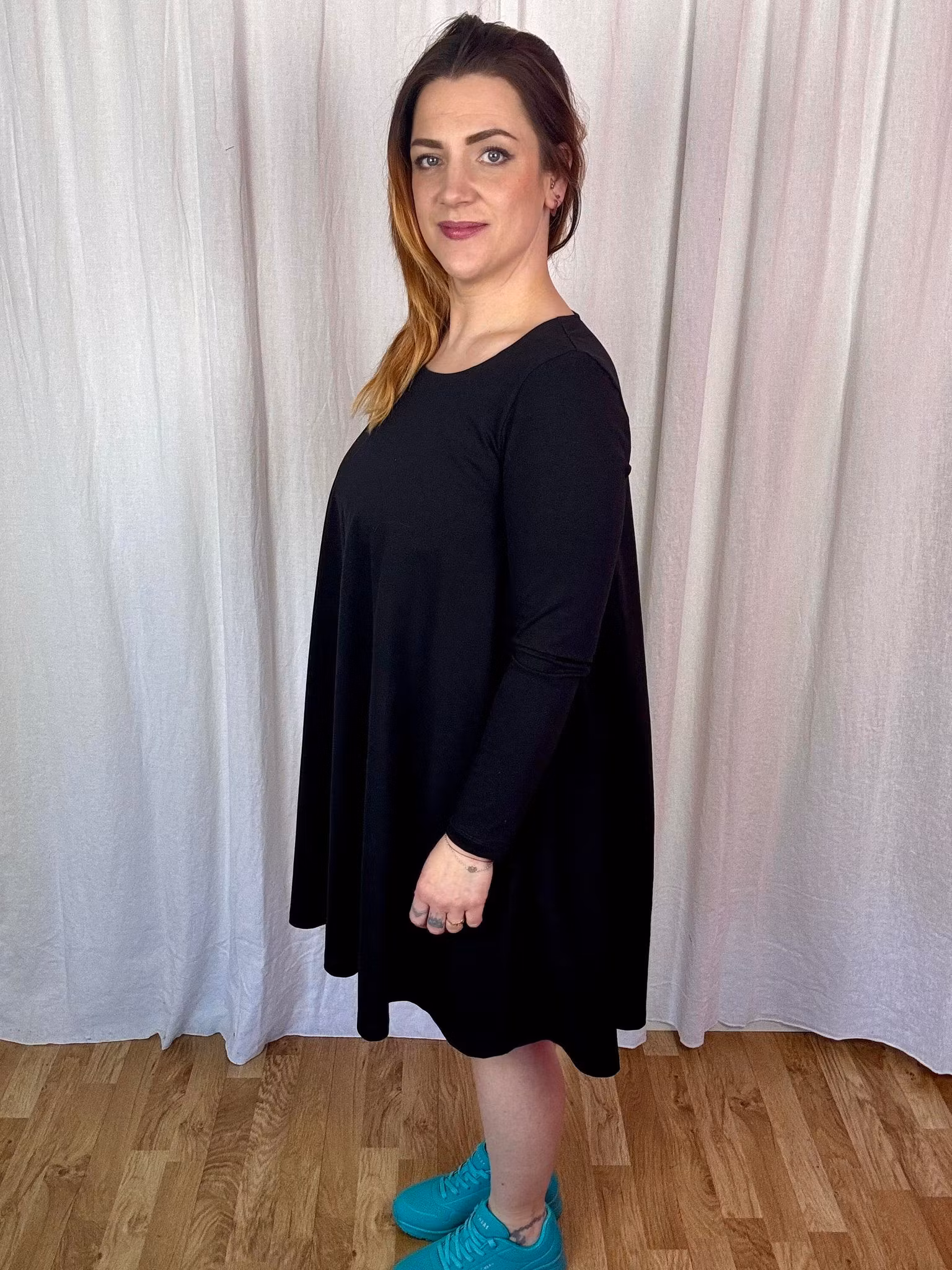 Luminated Garden Flow Dress