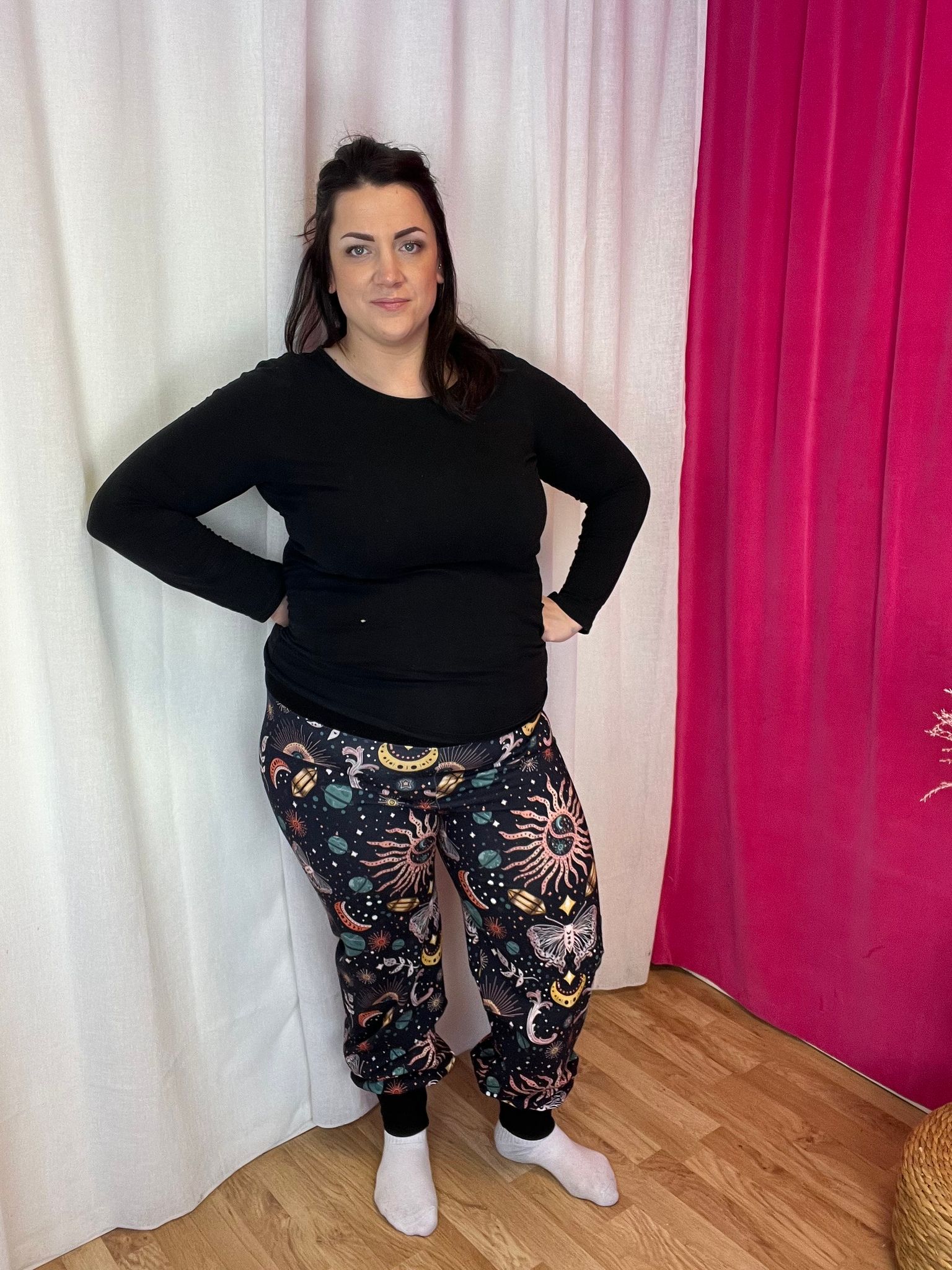 Moody floral Yogabyxa