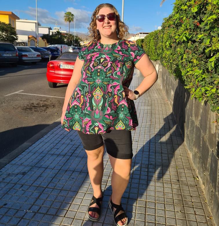 Moody floral Tunika