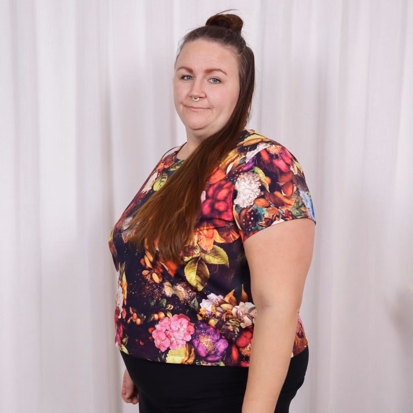 Moody floral T-shirt