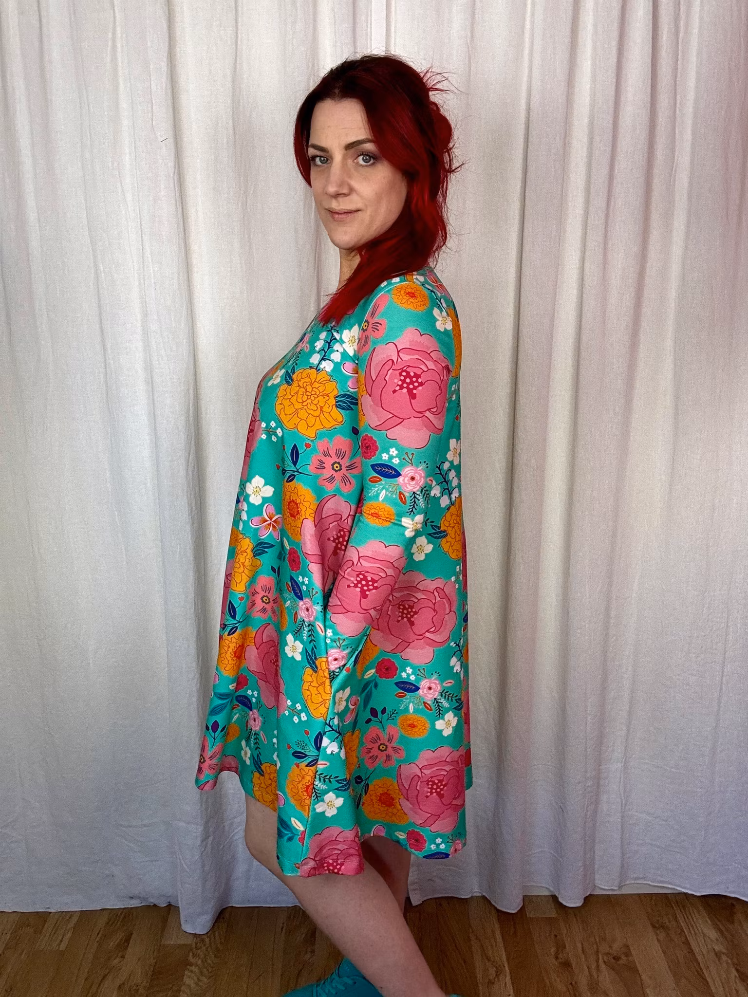 Groovy Rainbow Flow Dress