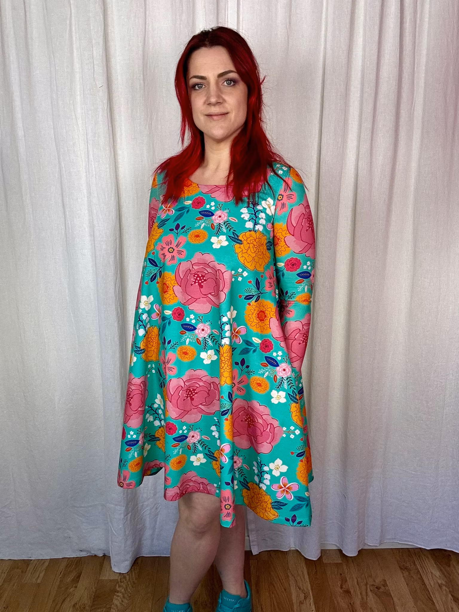 Groovy Rainbow Flow Dress