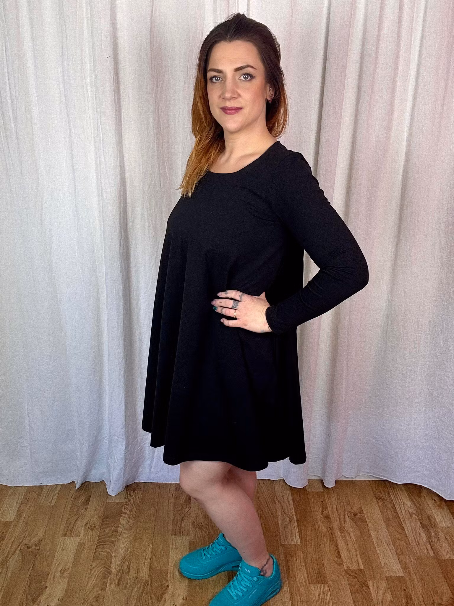 Groovy Rainbow Flow Dress