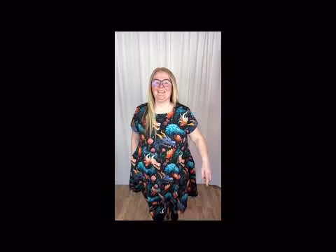 Black Groove Dress