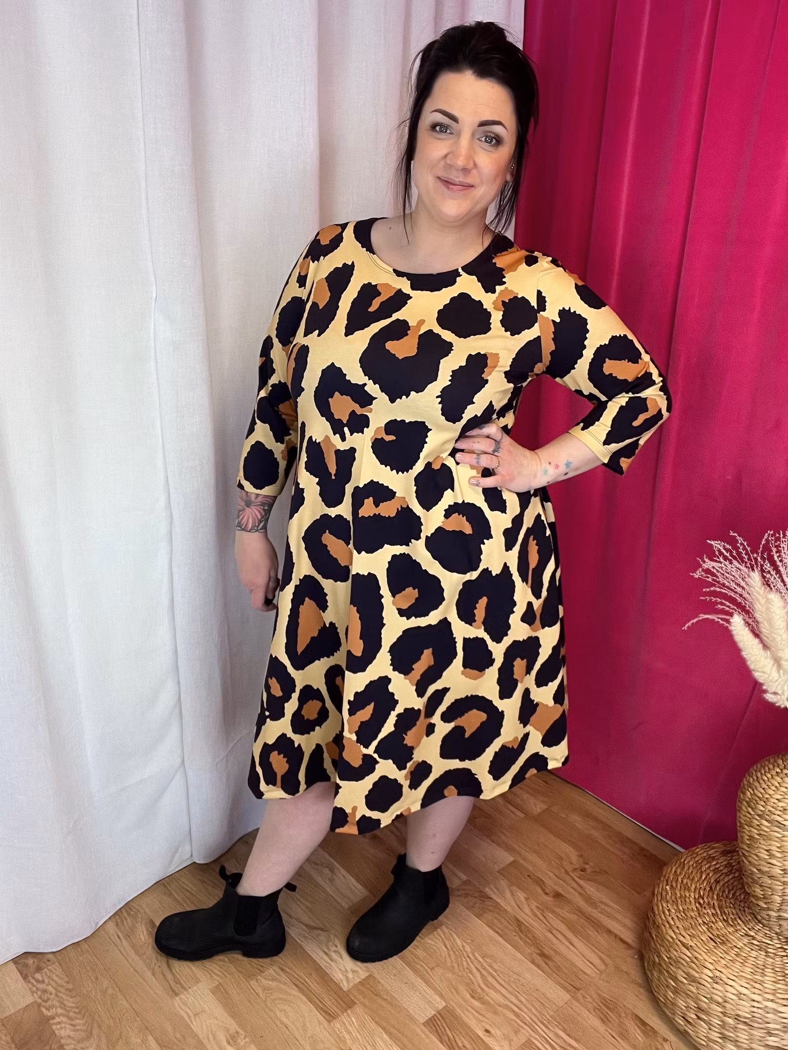 Black Groove Dress