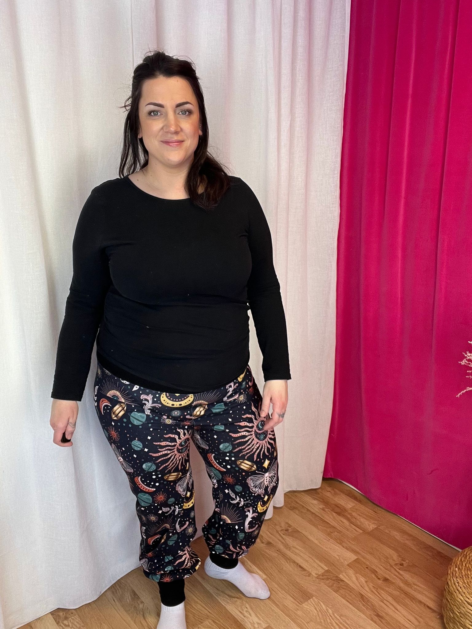 Panter warm yellow/pink Yogabyxa
