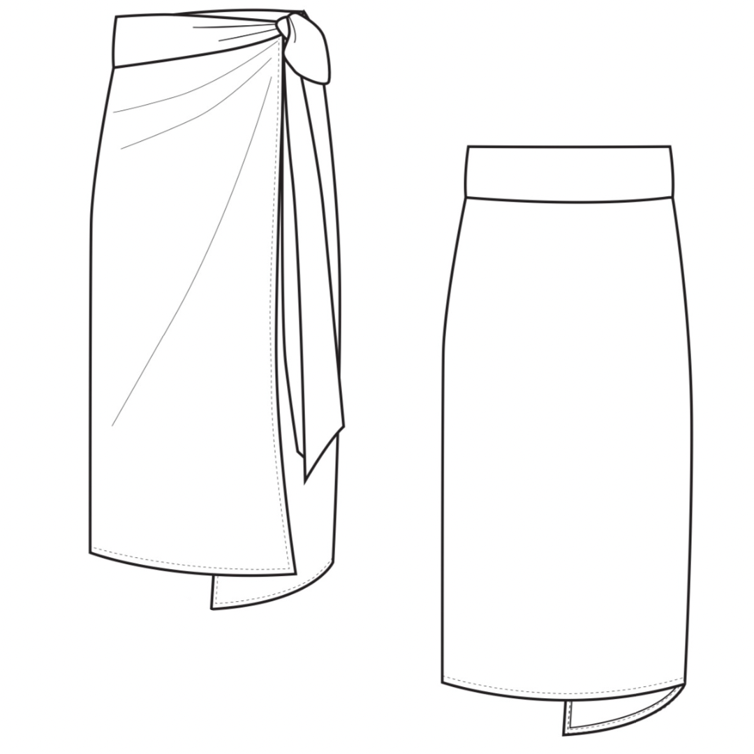 Midsummer Magic Wrap skirt