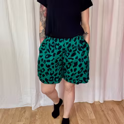 Black Viskos-shorts