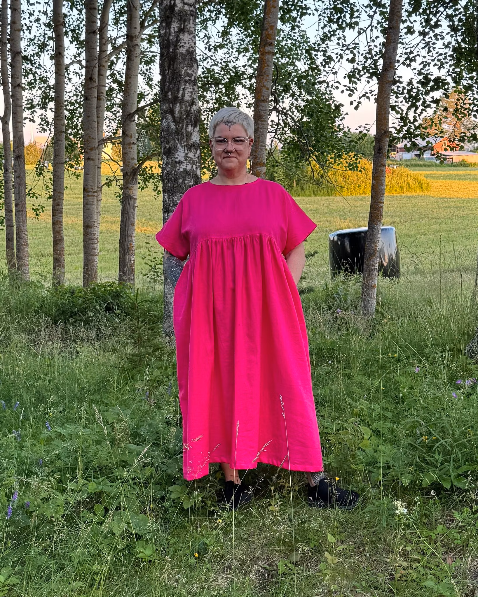Viskos dress - Olika färger