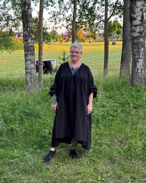 Puffy sleeve dress - Olika färger - Viskos