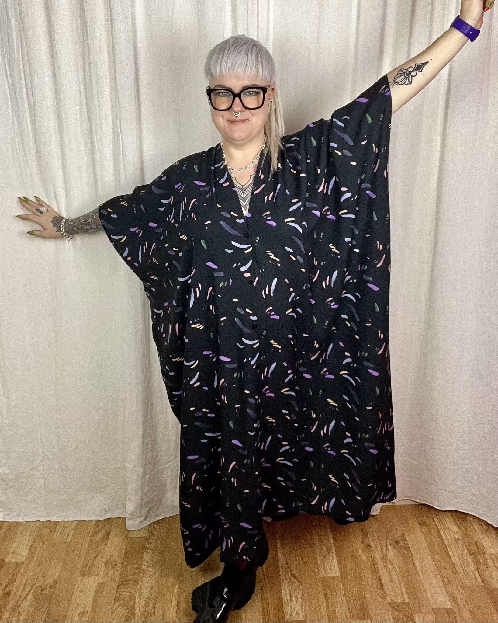 Nya kaftan dress  - Enfärgad - Olika färger!