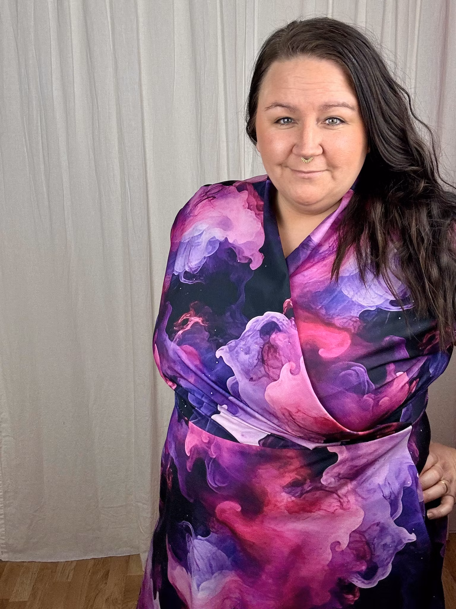 Embroidery Omlotten klänning