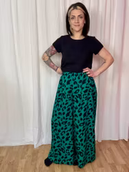 Embroidery Viskosbyxa