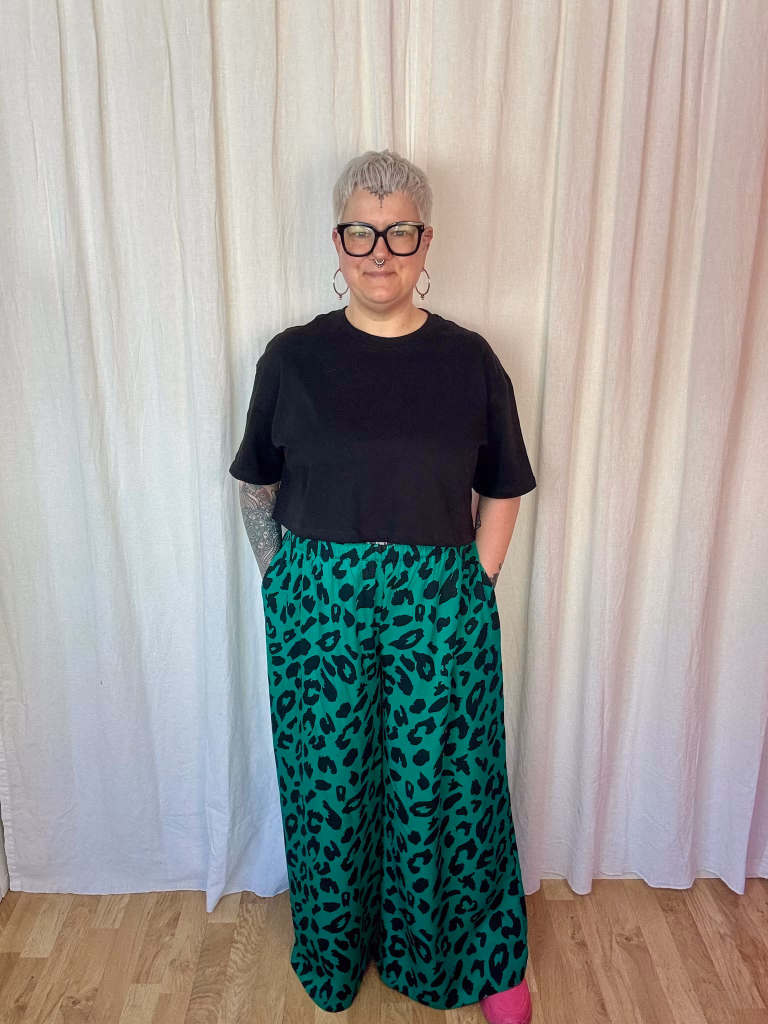 Embroidery Viskosbyxa