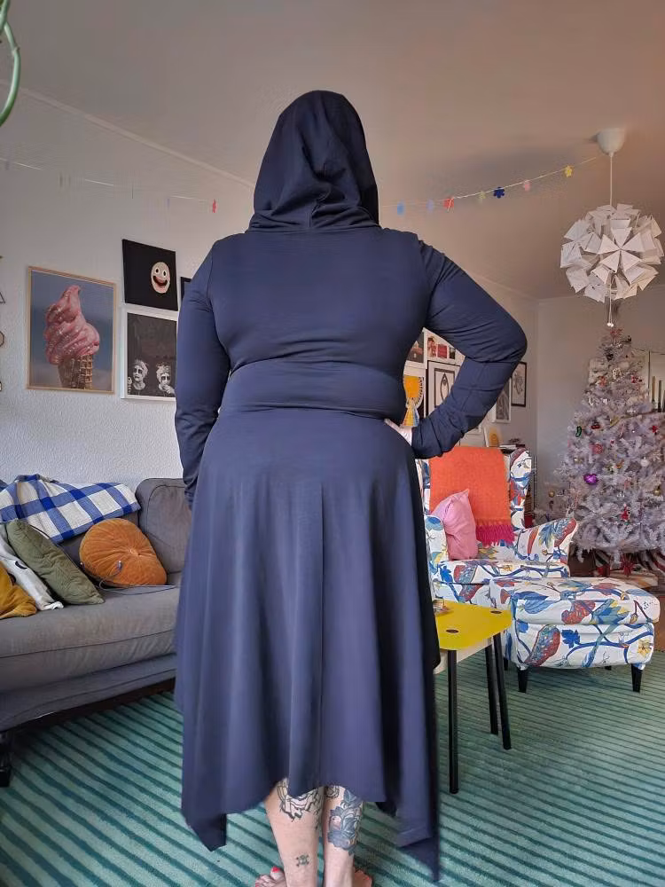 Cozy dress Fluid Teal - Designa din egen klänning