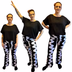 Groovy femme Jazzbyxa