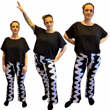 Groovy femme Jazzbyxa