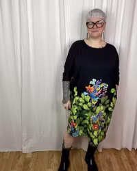 Fluid Teal Boxtunika