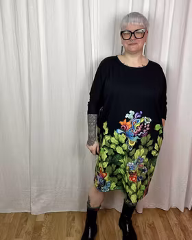 Peony night Boxtunika