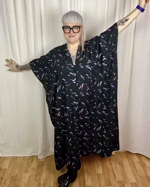 Neon Garden Nya kaftan dress