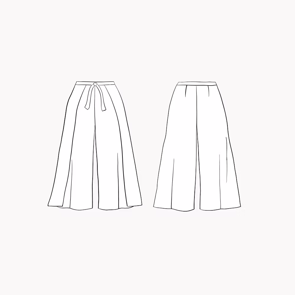 Neon Garden Wrap pants