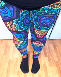 Panter Pink/Orange Leggings