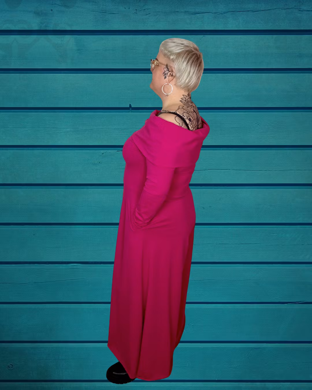 Palazzo Jumpsuit - Black Cats