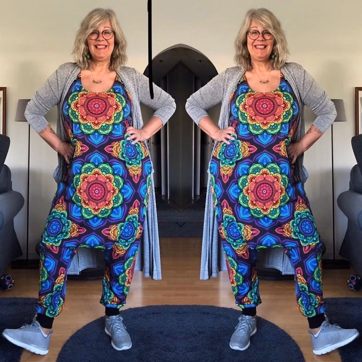 Black Cats Jumpsuit (alla ärmlängder)
