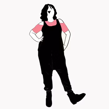Black harem jumpsuit utan ärm
