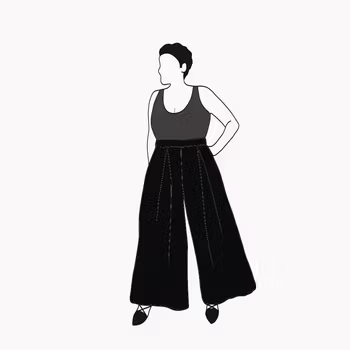Culottes Hellånga Black